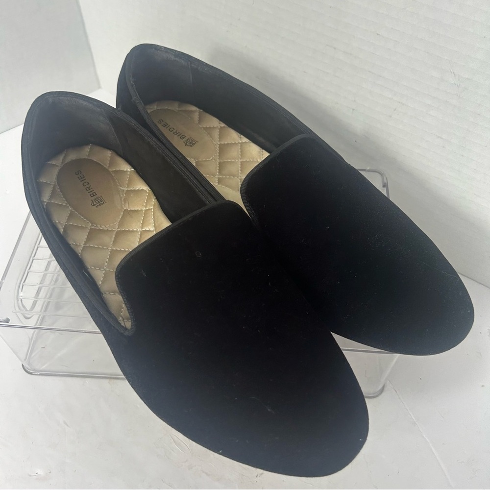 NEW Birdies Women’s Velvet Flat Quilted Loafers Luxury Comfort Shoes 9.5M Cosy